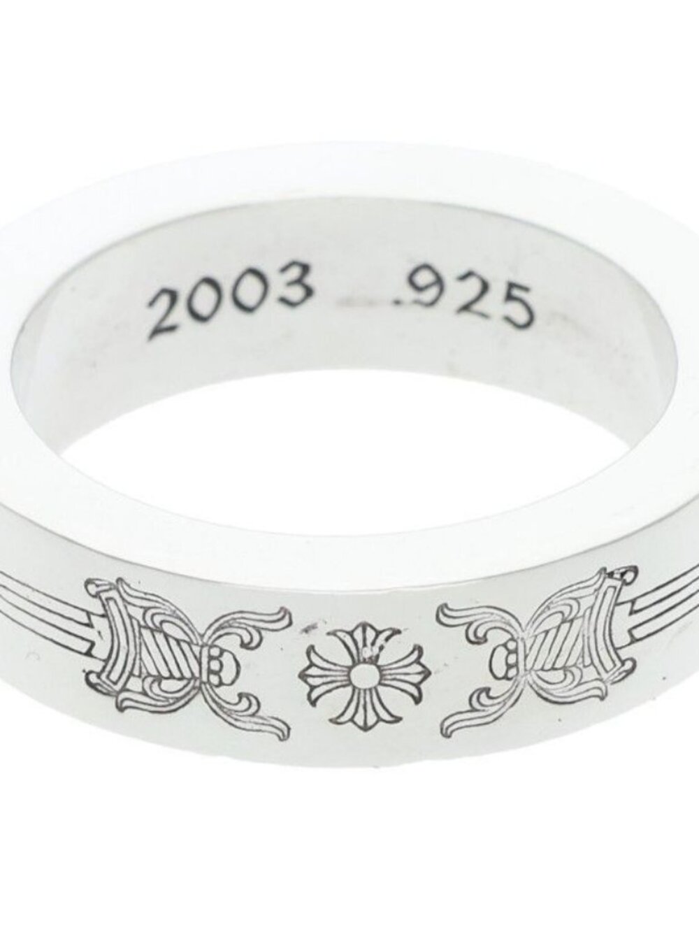 Chrome Hearts Spacer Dagger Silver Ring
